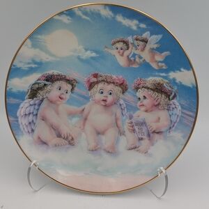 Dreamsicles Friends Hamilton Collection Plate THE FLYING LESSON #1719T
